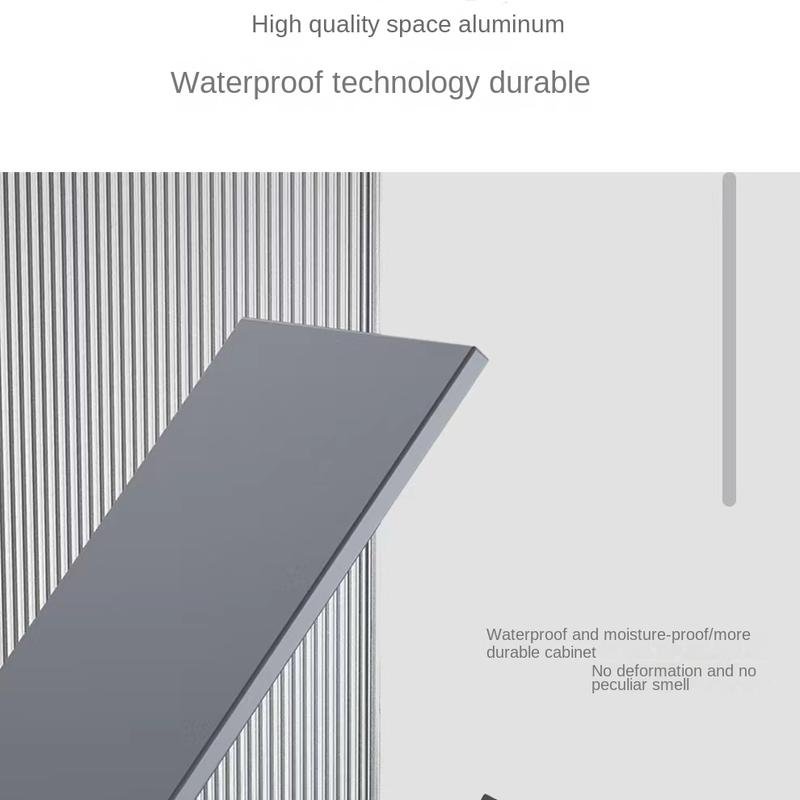 Product Introduction of 【SG-STOCK】Bathroom wash basin cabinet, space aluminum rock board, wash stand, wash basin 9