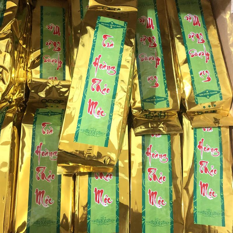 (Chính Hãng) Trà Hoàng Thảo Mộc gói 500G  Tự nhiên Không đường