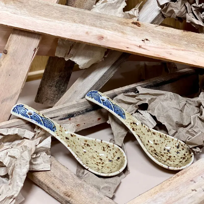 Tách Lẻ Bộ Bát Đĩa Chén Dĩa Gốm Miu  Decor Họa Tiết Cá Nhật Men Tiêu  Phong Cách Nhật Bản 1