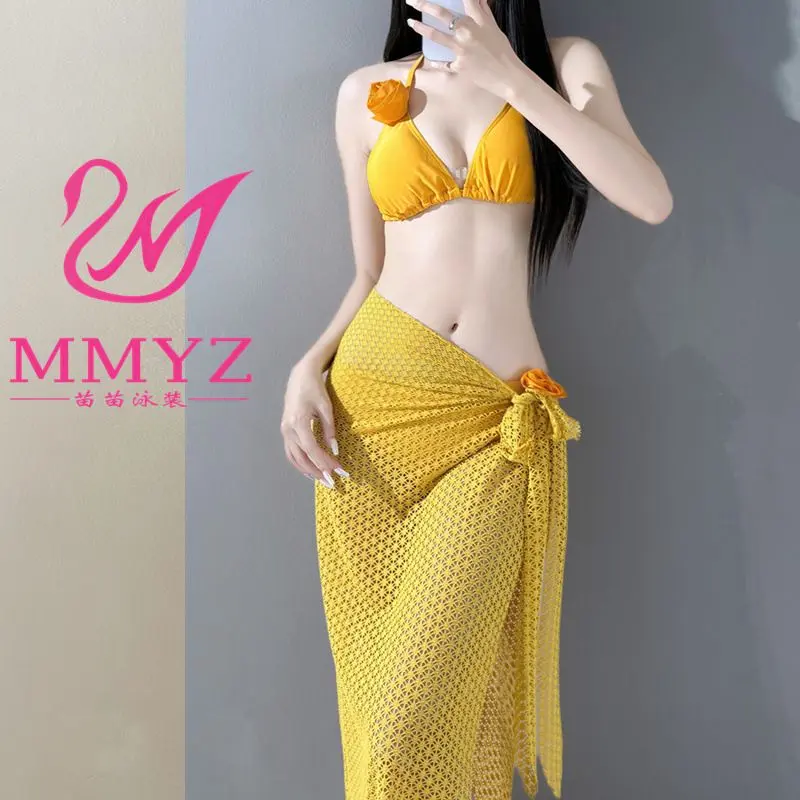 Bộ Bikini, Bộ Hai Mảnh, Váy Dài, Thích Hợp Cho Kỳ Nghỉ Bãi Biển Và Đảo, Áo Tắm Cho Nữ, Bộ Ba Mảnh, Gợi Cảm, Với Mùa Xuân Hè Mùa Hè, Năm 2024 0