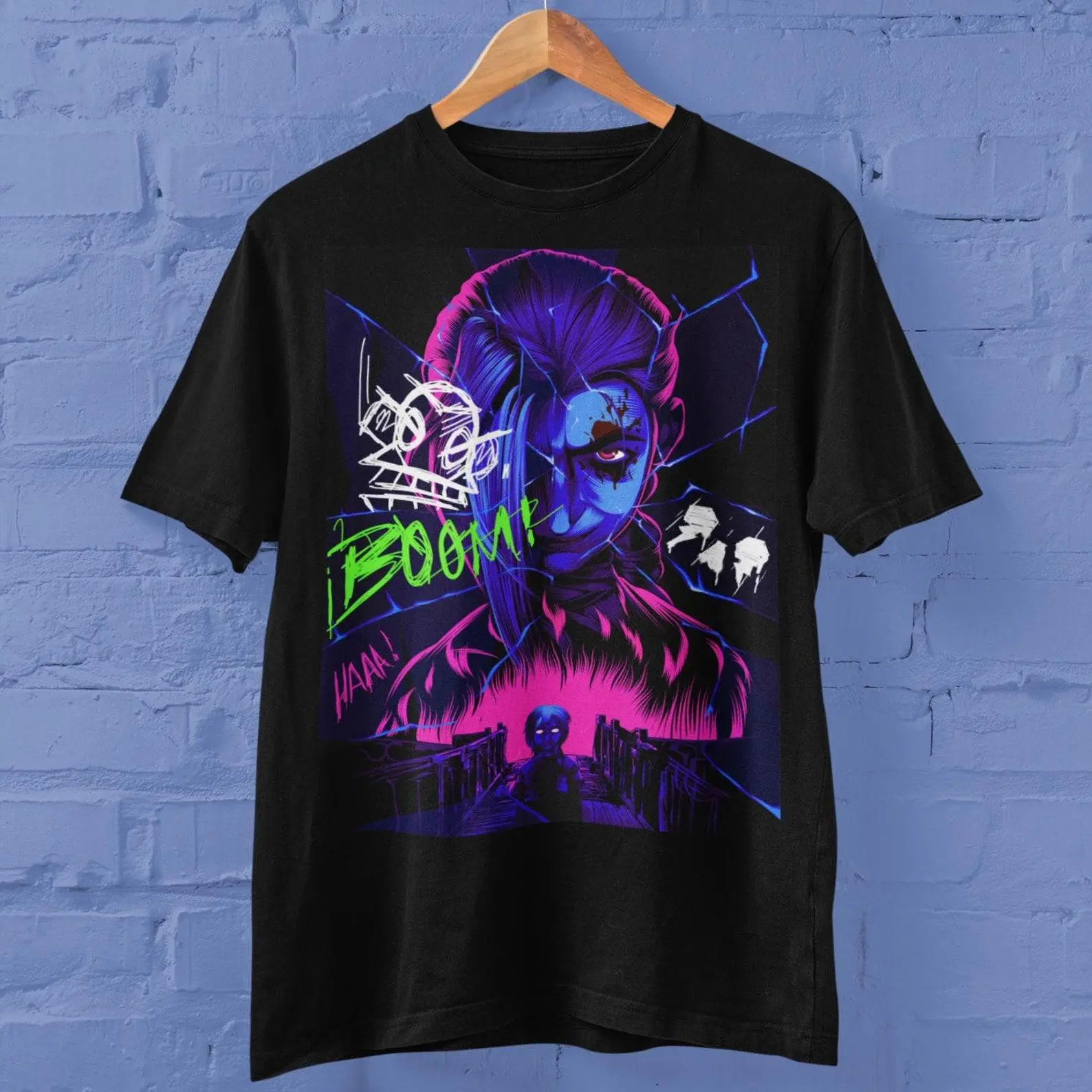 Arcane Jinx League of Legends T-shirt, Arcane League of Legends Tee