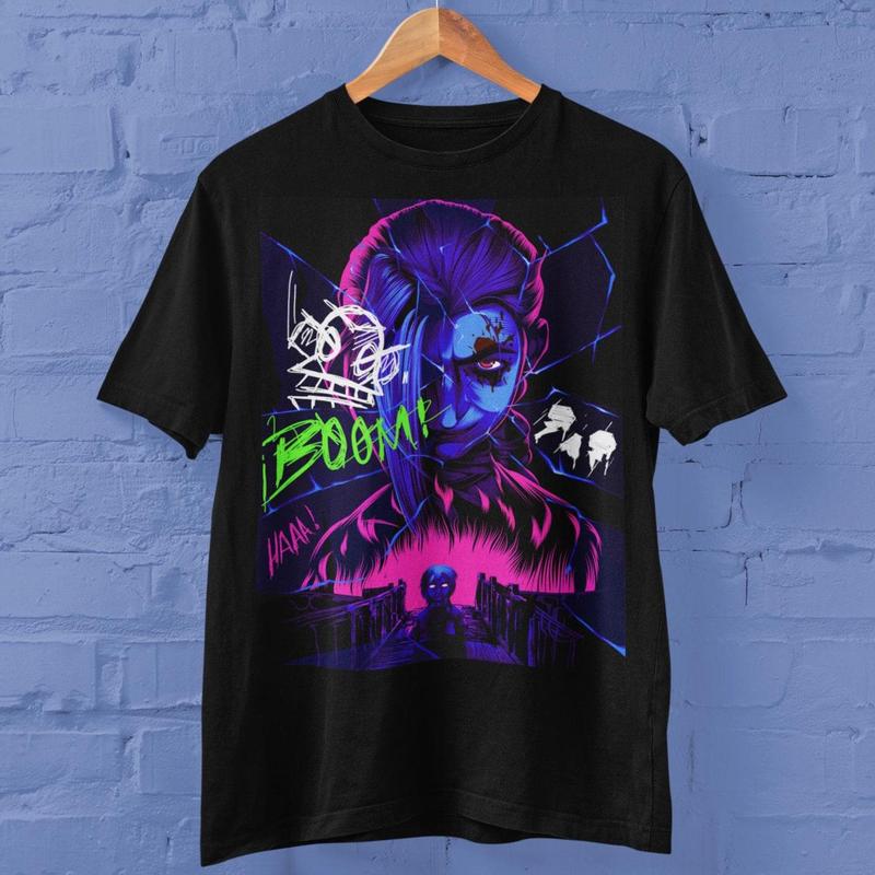 Arcane Jinx League of Legends T-shirt, Arcane League of Legends Tee 1