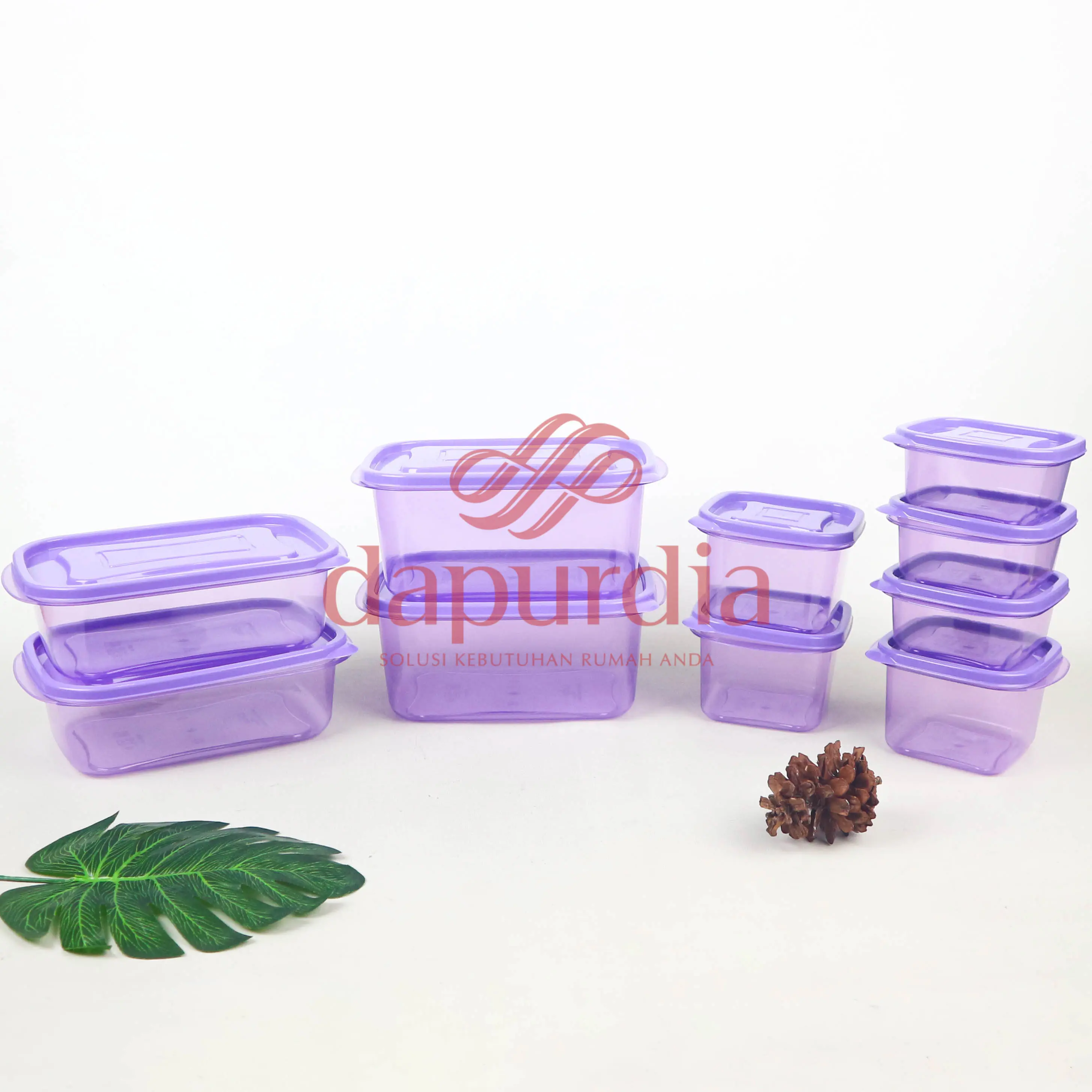 [BELI LOCAL] Calista Oita Toples Set Isi 10 pcs Bebas BPA Warna Random Kulkas Plastic