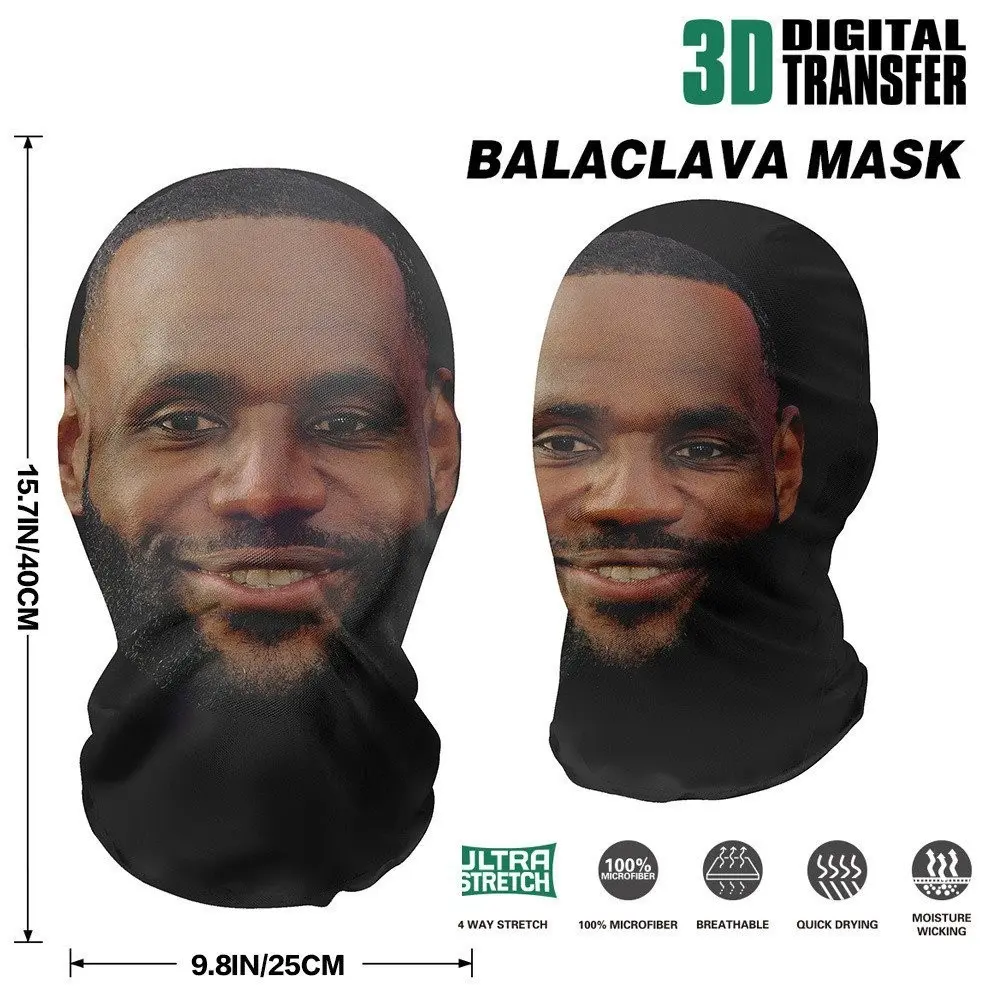 Celebrity Human Face Show Spoofing The Whole Headgear Full-face 3D Mask Barack Rafa Hat