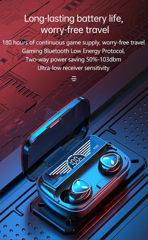 Product Introduction of Tai Nghe Nhét Tai Nghe Không Dây, Tai Nghe TWS, Bluetooth V5.3, Âm Thanh Nổi 9D, Âm Trầm Hifi, Tai Nghe Trong Tai, Điều Khiển Cảm Ứng Thông Minh, Chống Thấm Nước, Giảm Tiếng Ồn, Tai Nghe Nhét Tai, Thích Hợp Cho Điện Thoại Di Động, Fon Telinga Bluetooth 12