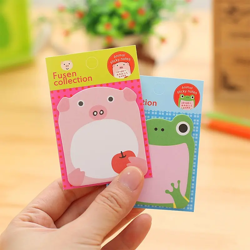 Giấy nhớ hình các con vật dễ thương đáng yêu,kute_Đồ dùng học tập cho bé giá rẻ 5
