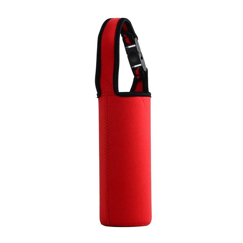 Túi Vải Đựng Bình Nước 500ml 600ml Kiểu Trụ Vải Dày, Túi Đựng Màu Trơn Đường Mau Chắc Chắn 2