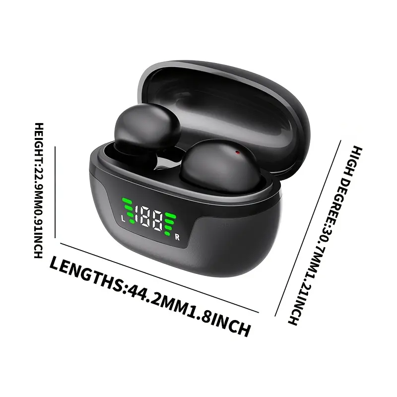 Wireless Headset, Invisible Mini Wireless Earphones, Comfortable to Wear, Non Slip, Mini Earphones Are The First Choice for Birthday Gifts, Valentine'S Day Gifts, Boyfriend And Girlfriend Gifts, Christmas Gifts, And Anniversary Gifts 1