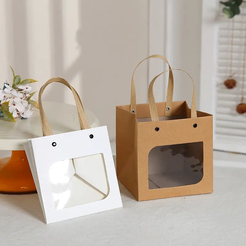 Beg Hadiah Kertas Kraft Kreatif Lutsinar, Stationery, Gaya Klasik ...