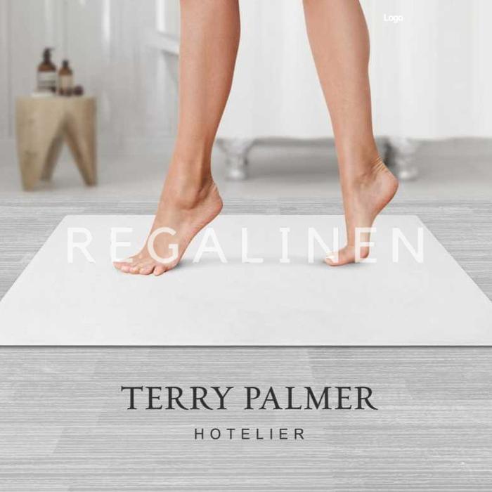 Promo Keset Handuk Putih Hotel Terry Palmer Hotelier Bath Mat 50x75cm ...