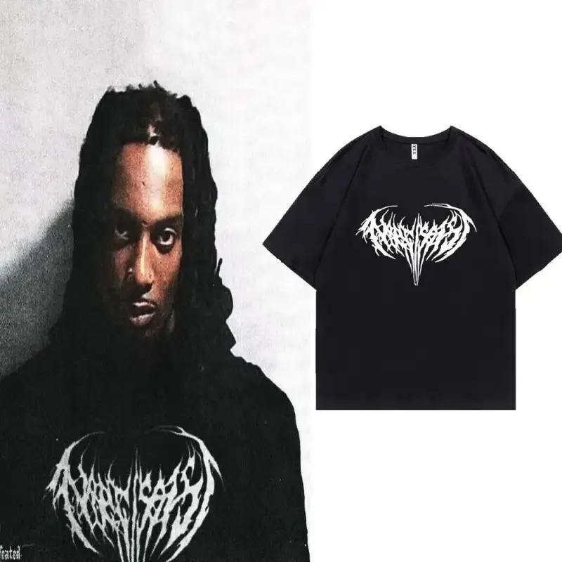 Áo Thun In Hình, Rapper Playboi Carti Narzisst, Làm Bằng Bông Cao Cấp 220G, Được Làm Bằng Bông