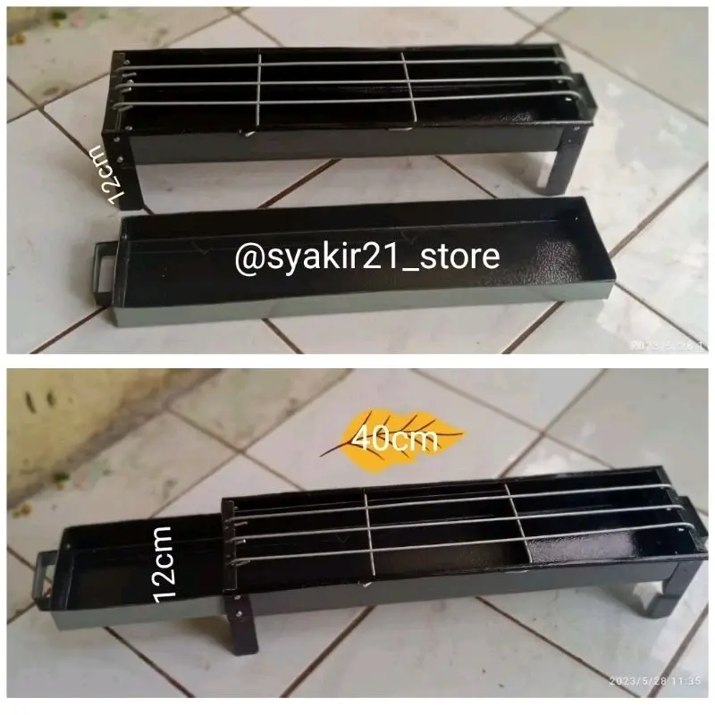 bakaran/panggangan sate arang portable