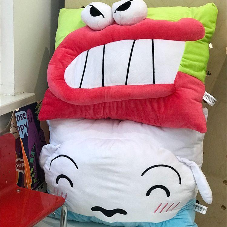 Gối Anime Shin-chan Bút Chì Màu Dễ Thương, Gối Cặp Đôi, Đệm Đầu Giường Tại Nhà, Đồ Chơi Nhồi Bông Thích Hợp Cho Học Sinh, Năm 2025 1