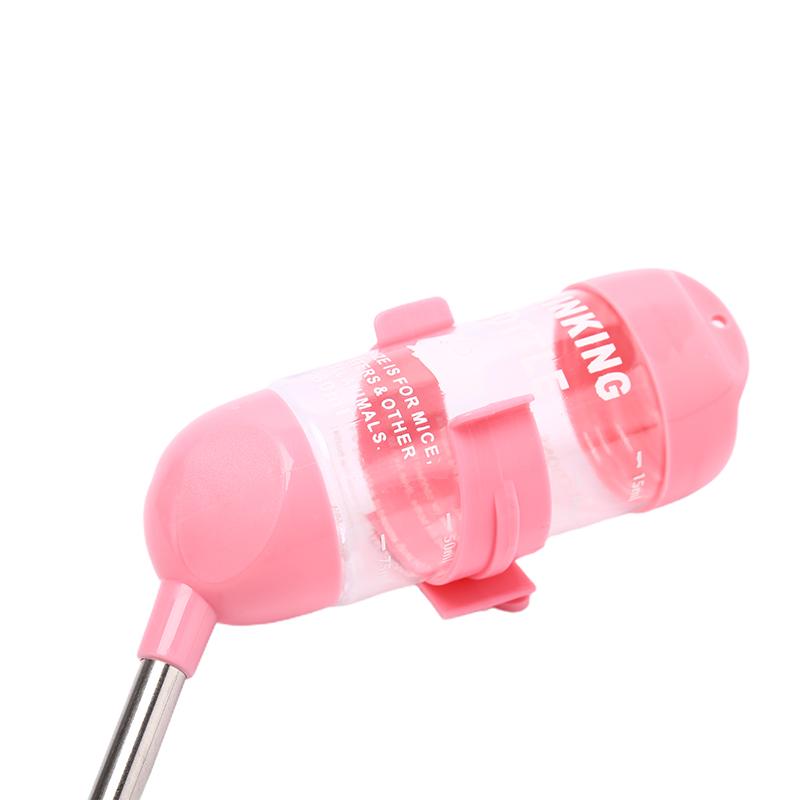 Product Introduction of 80ml Plastic Hamster Drinker Water Bottle Dispenser Hanging Pet Drinking Bottle 23