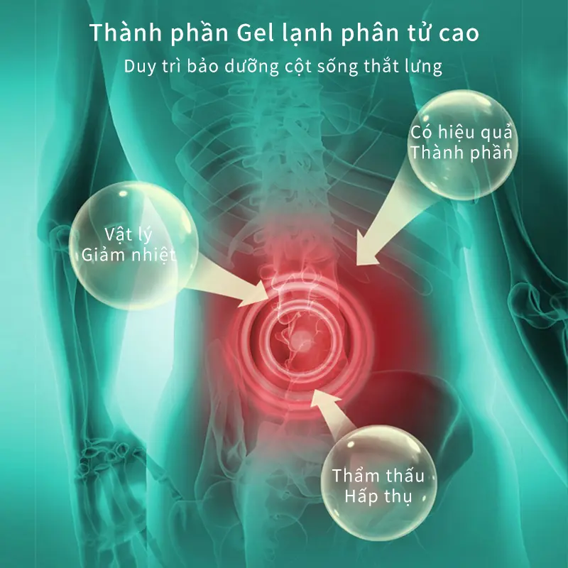 Kem Nén Lạnh - Bôi vùng cột sống thắt lưng, Thoát vị đĩa đệm - 1 Hộp 20g 7