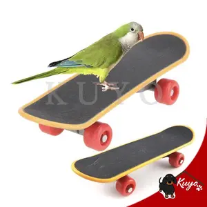 Mainan Latihan Burung Beo Parrot Skateboard Mini - Bird Toy