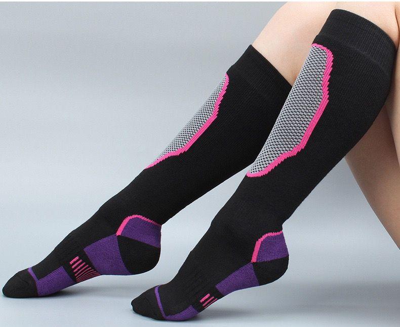 Product Introduction of 3 Pairs of Ski Socks Unisex Thickened Fleece-lined Warm Outdoor Sport Climbing Long Tube Hiking Socks Travel Equipment 15