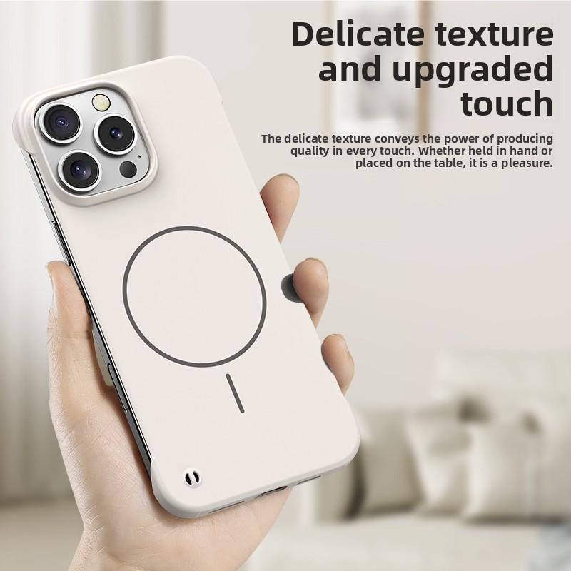 Sạc Không Dây Từ Tính Magsafe, Đơn Giản Và Tinh Xảo, Tương Thích Với iPhone 17AIR, 16E Plus, 15, 14 Pro, 13, 12Pro Max, Tản Nhiệt, Siêu Mỏng, Không Viền, Hoàn Thiện Lì Siêu Nhỏ, Ốp Điện Thoại Di Động