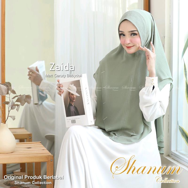 Khimar Hijab Syar'i Ceruty Premium Babydoll ZAIDA 2
