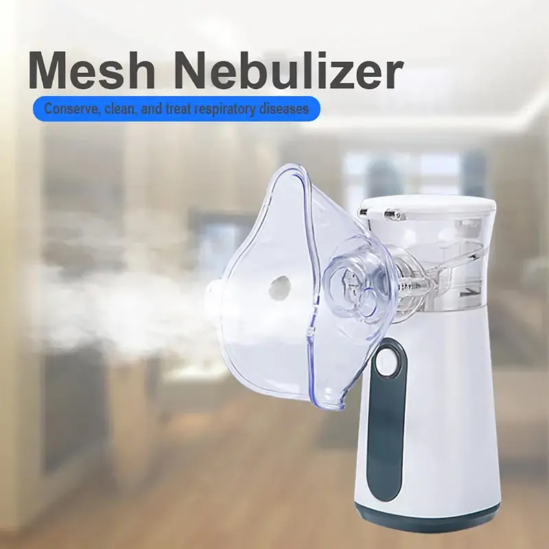 Portable Handheld Mesh Nebulizer, USB Rechargeable Cold Mist Inhaler, Household Daily Use Or Travel Handheld Mesh Nebulizer, Personal Care Appliances 6