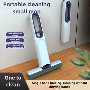Multi functional desktop mini mop for lazy people, no wash, hanging, portable mop