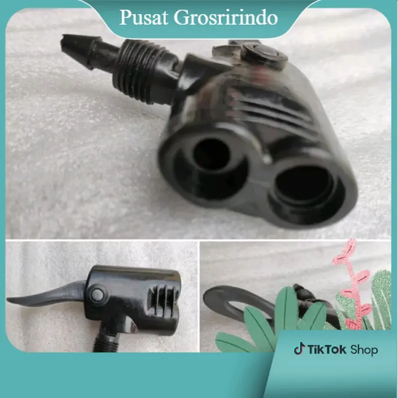 NEW!! LENGKAP DAN TERMURAH !!! kepala pompa cop pompa head pump pentil ujung pompa dop pompa sepeda tabung atau non tabung bisa untuk pompa sepeda united pacific motor polygon Adaptor Adapter Presta Kuningan