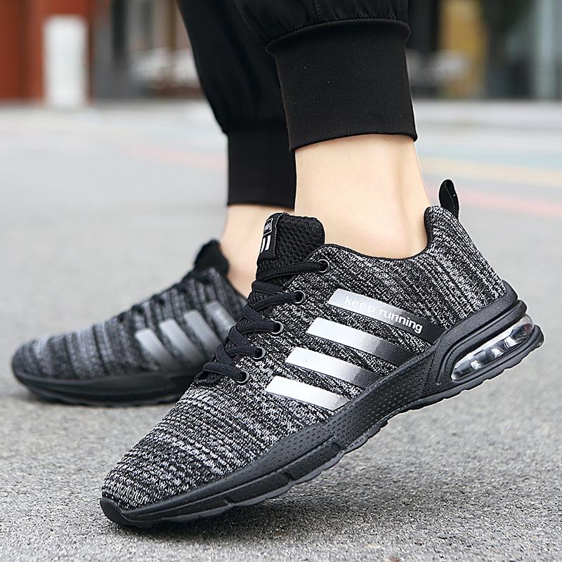 Product Introduction of New Mens Air Cushion Shoes Breathable Sports Shoes Comfortable Running Shoes Outdoor Sneakers 41
