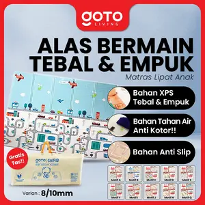 Goto [COD] Shiro Playmate Bayi Matras Lipat Playmat Anak Tebal 180x200 cm