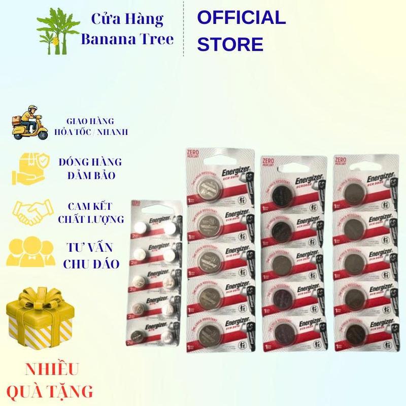 Vỉ 5 Viên Pin CR2032 / CR2025 / CR2016 /A76 ENERGIZER Lithium 3V - Hàng Chính…