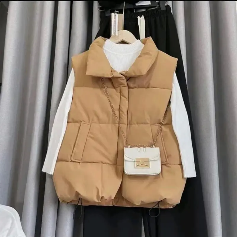 Combo 2 Áo (1 Áo Gile Nhồi Bông + 1 Áo Len Cổ 3 Phân) Lịch Sự - Chất Co Giãn Mặc Lịch Sự Sang Chảnh - Nữ  Women 1