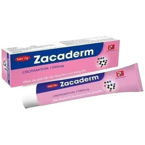 Tuýp Bôi Ghẻ Nuớc - Hắc Lào - Viêm da Zacaderm 18mg (SẢN PHẨM CỦA BỆNH VIỆN TW)
