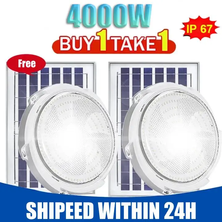 Solar Light Indoor Light LED Solar light Waterproof With Remote1100W