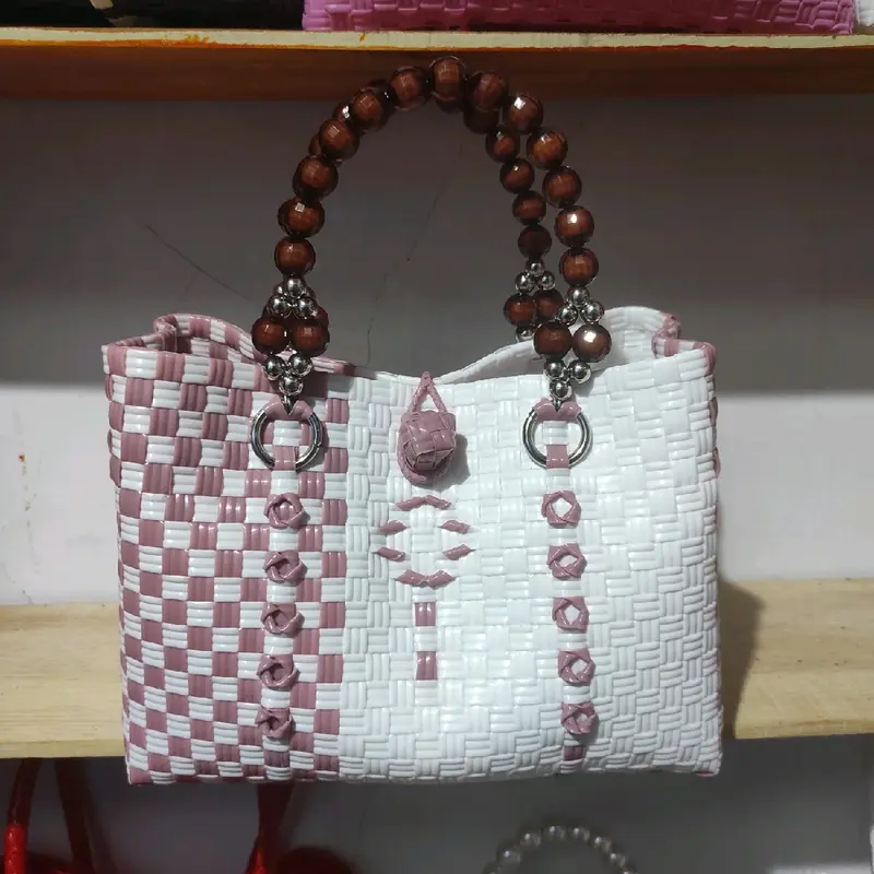 Tas Anyam Jali Modern Handle Mutiara 7