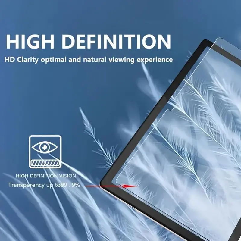 GIROUETTE GIROUETTE HD Soft Film for Galaxy Tab A8 10.5 2021/A 10.1 2019/S8/S8+/S8 Ultra, 2 Counts Invisible Fit Screen Protector, Barely-There Touch Screen Protector 2