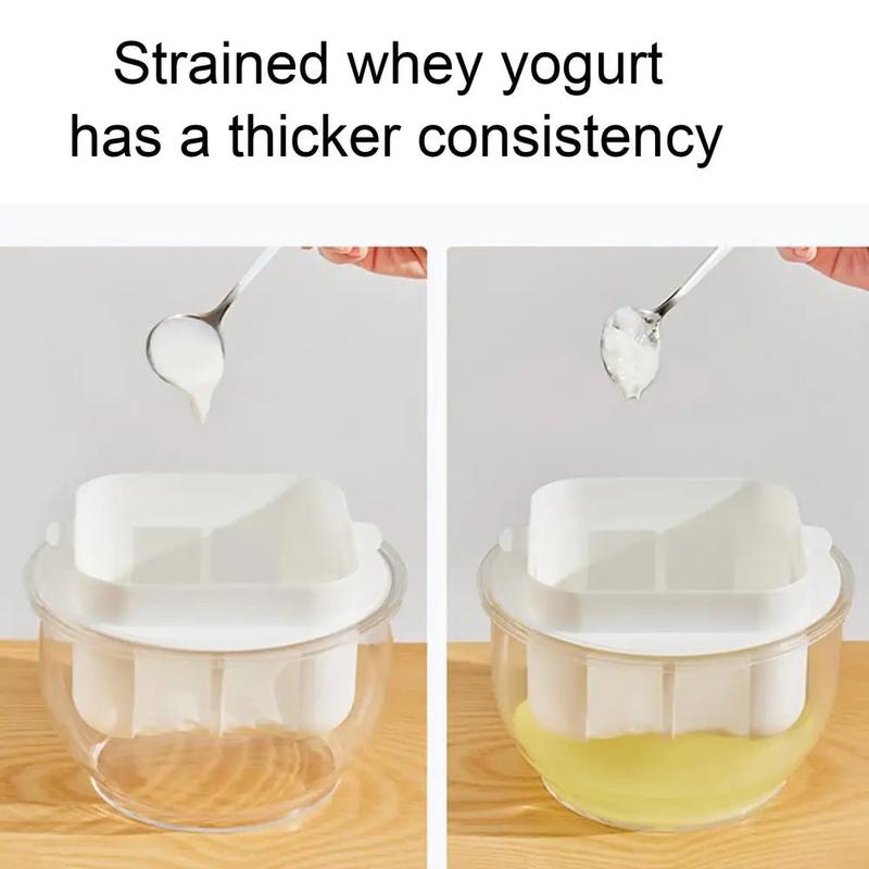 Product Introduction of New Self-made Yogurt Filter Maker Reusable Ultra-fine Mesh Food Strainer Draining Whey Separator Milk Cheese 18