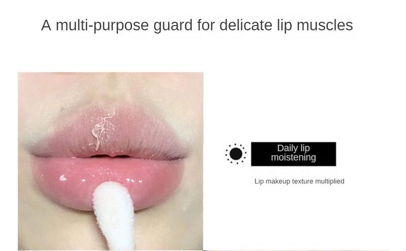 Product Introduction of Gege Bear Crystal Jelly Lip Oil Lip Care Lipstick And Lip Gloss Before Makeup Moisturizing And Nourishing Fruit Lipstick 19