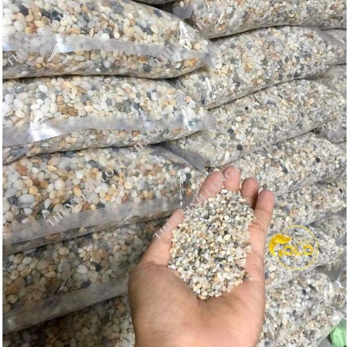  SỎI 3 MÀU TRẢI NỀN THUỶ SINH 1KG 5KG - Phụ kiện THỦY SINH GIÁ RẺ AQUAGOLD 