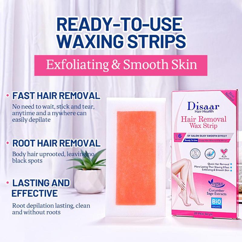 Product Introduction of Aloe Hair Removal Wax Strips Papers Body Calf Underarm Arm Hair Removal Wax Hair Cleaning Strip 30