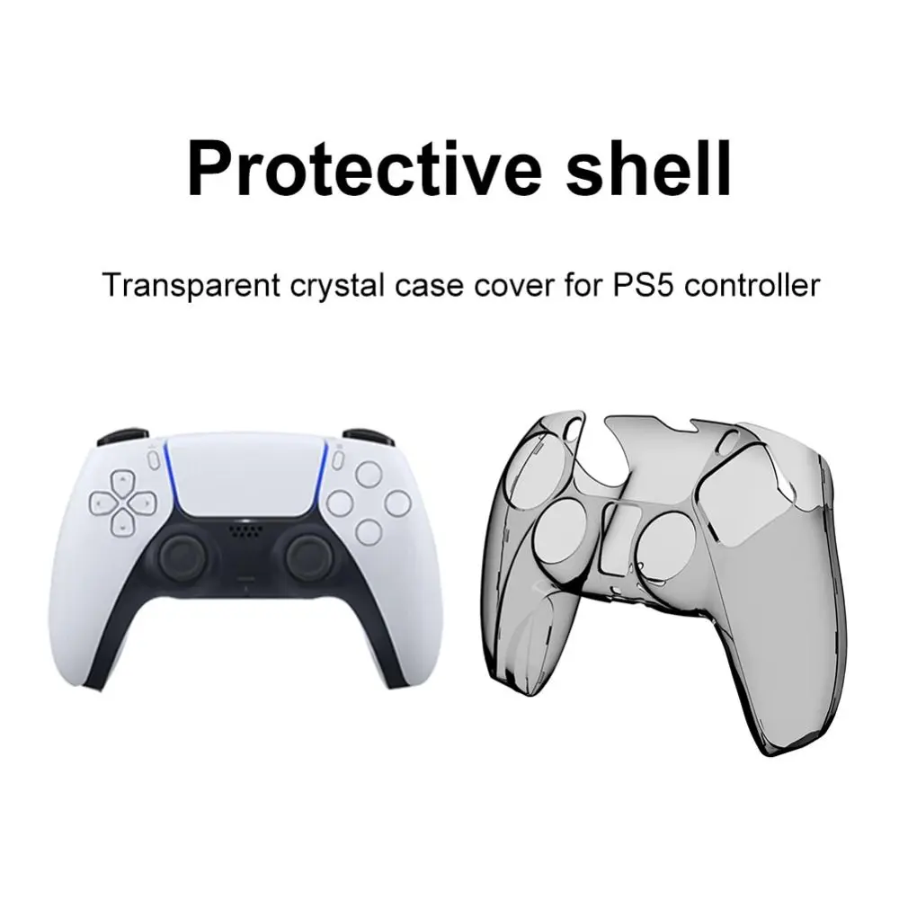 Transparent For PS5 Gamepad Protective Cover Protective Case Protector ...