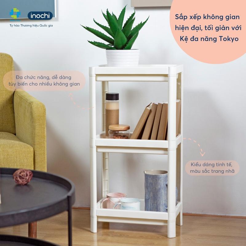 Kệ Đa Năng Inochi - Tokyo: Nhiều Tầng, Chất Liệu Nhựa Nguyên Sinh, Giải Pháp Tiện Ích Cho Không Gian Sống, Chất Liệu Cao Cấp Nhật Bản Kitchen Nhà Bếp