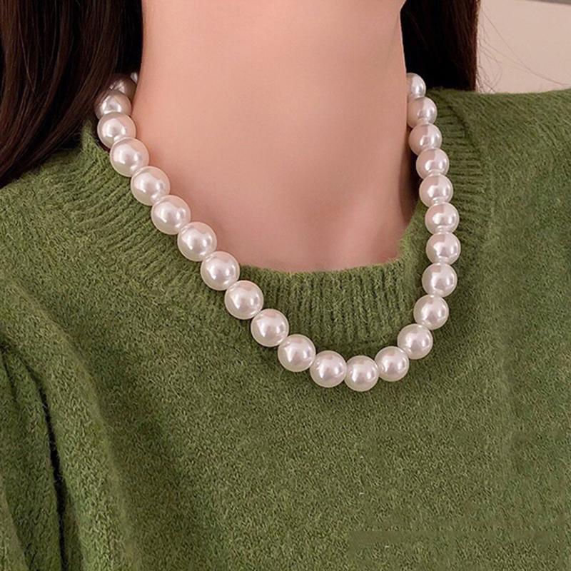 Product Introduction of Lady Fashion06- Vòng cổ ngọc trai may mắn dài - ngắn phối áo dài siêu xinh V2 1