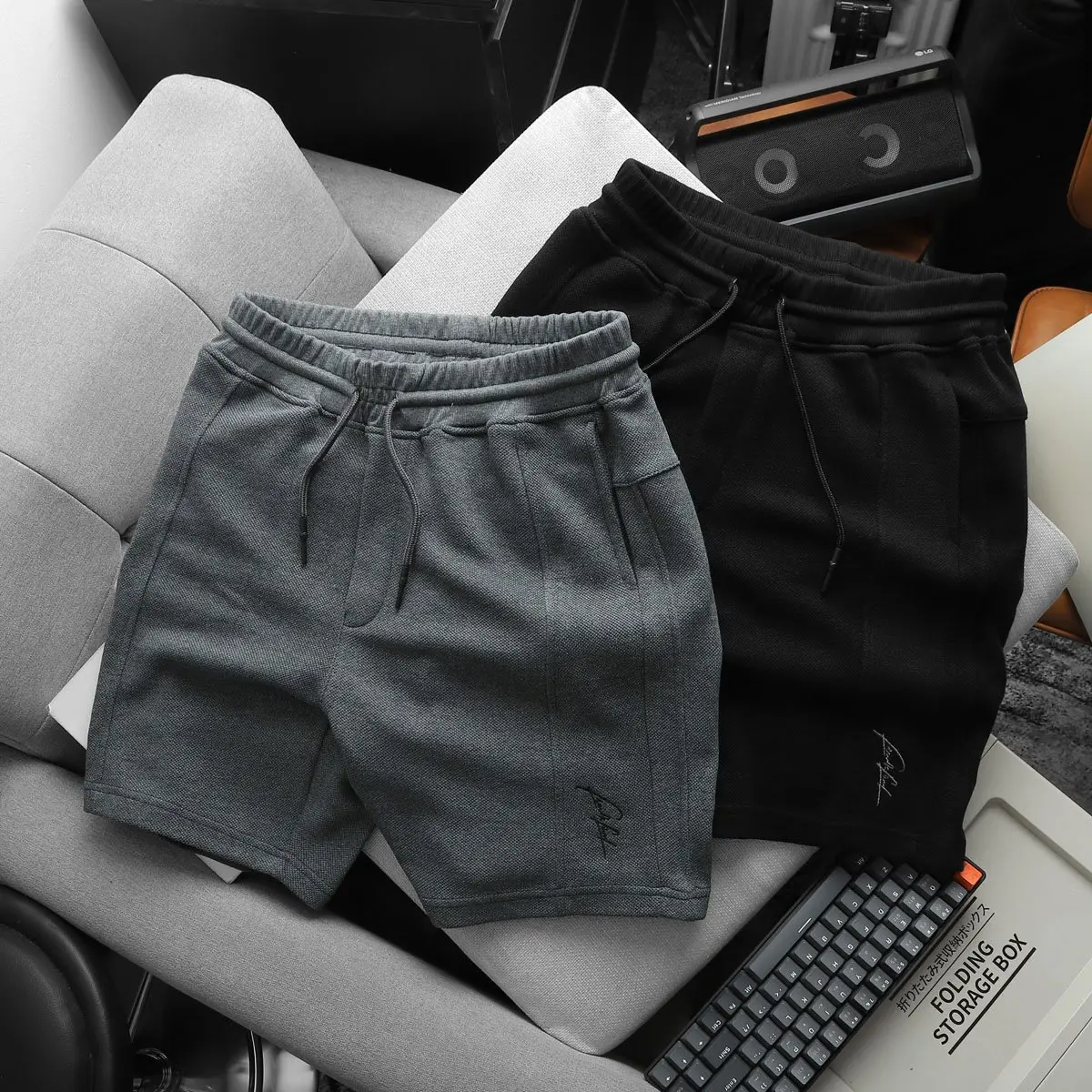 Quần short thun Pack T vải thun vải Pique thoáng mát - không co rút