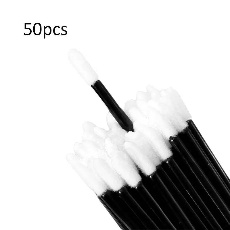 Disposable Lip Brushes Make up Brush, 50/100pcs Disposable Lip Brush Applicator, Lip Gloss and Lipstick Brush, Makeup Tools 2