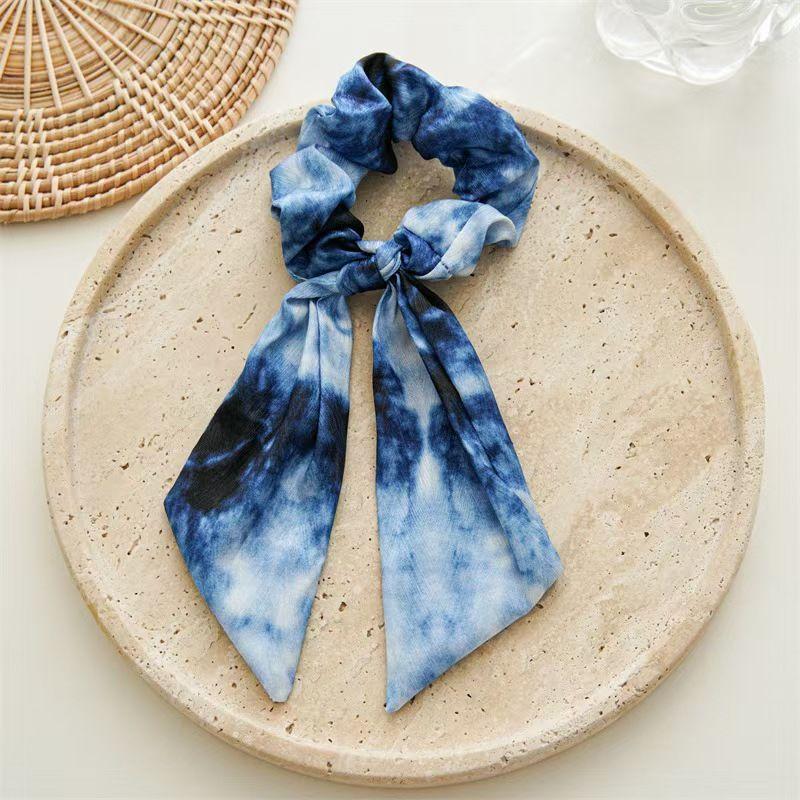 Scrunchie Dây buộc tóc Streamer Van Gogh, Hoa hồng hoang dã mới, Băng đô sơn dầu Sa tanh bầu trời đầy sao, Dây buộc tóc, Dây cao su, Dây Buộc Tóc, Phụ kiện tóc 5