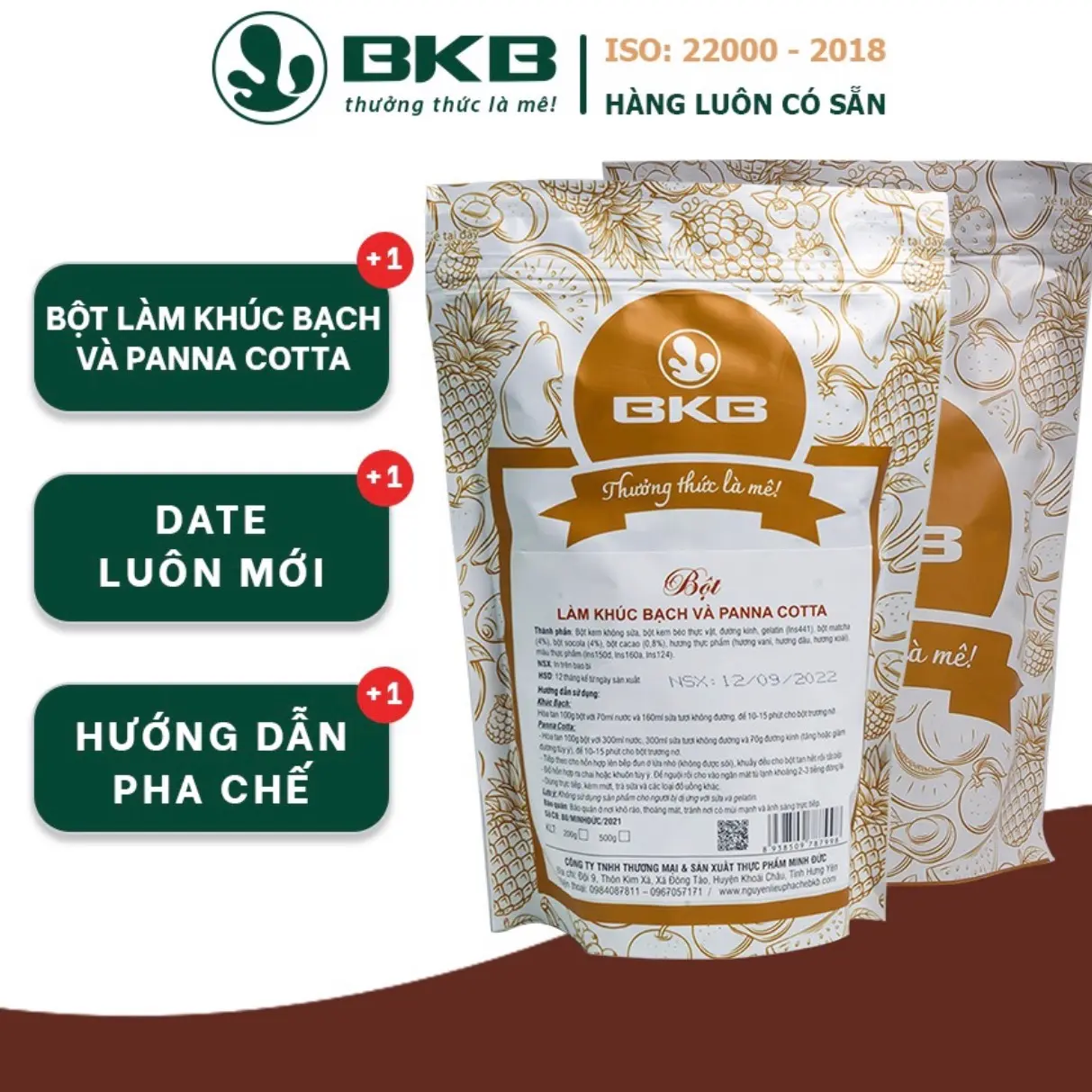 Bột khúc bạch bkb đủ hương
