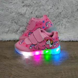 sepatu LED unicorn kuda fony bisa bayar di tempat 22-32