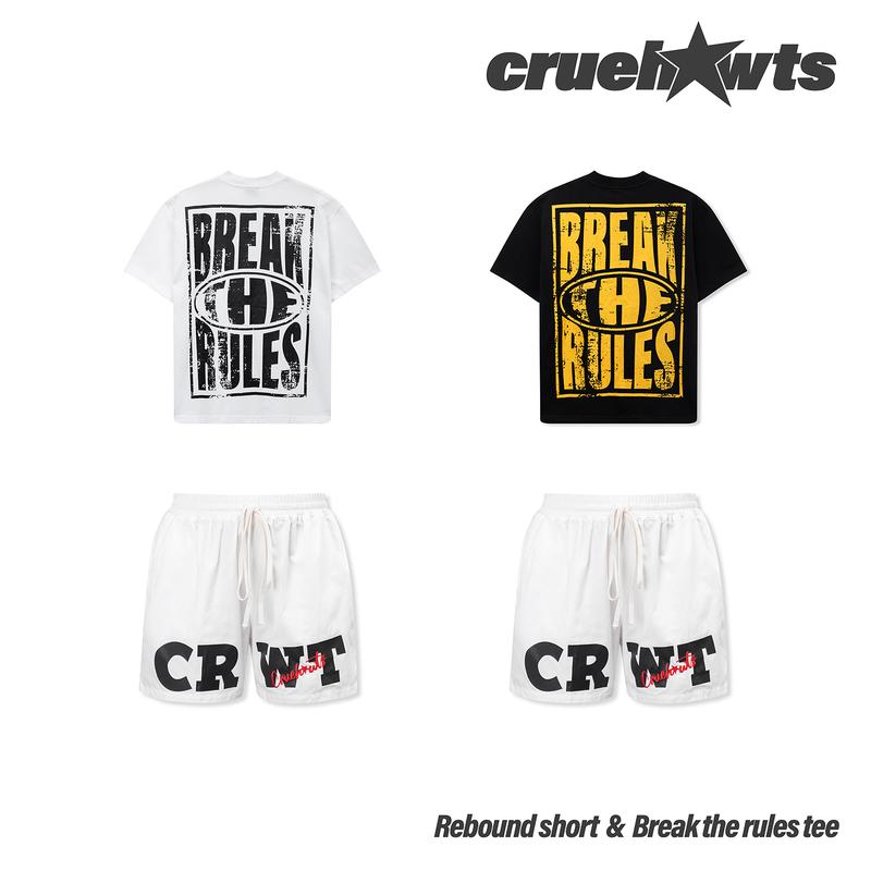 COMBO quần short Rebound size XL x Áo thun BreakTheRules Cruehawts