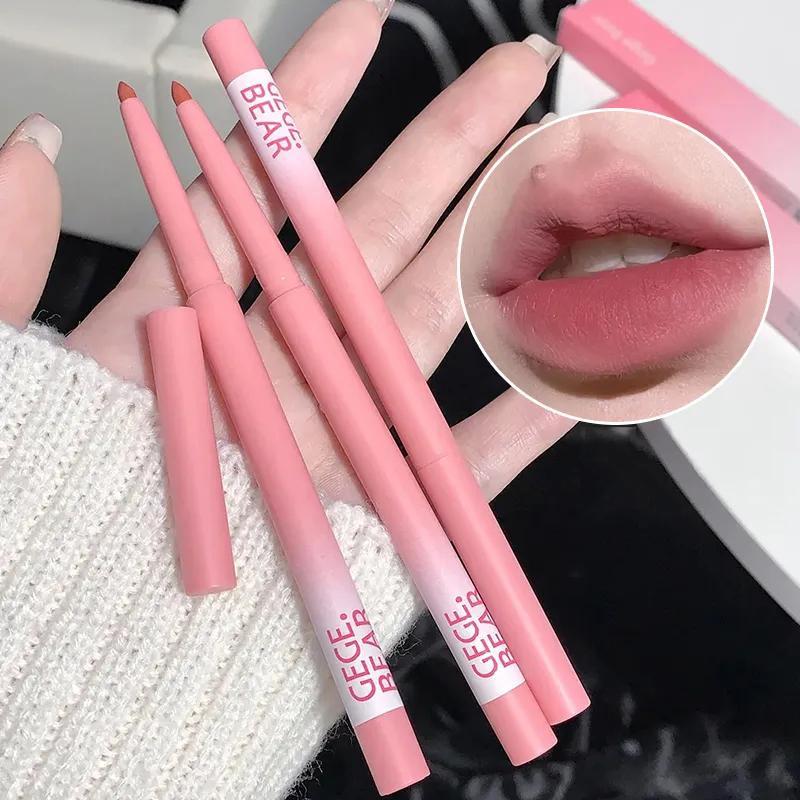 Bút Chì Kẻ Viền Môi Lì 8 Màu, Son Môi Không Thấm Nước, Lâu Trôi, Son Môi, Son Kem, Mỹ Phẩm