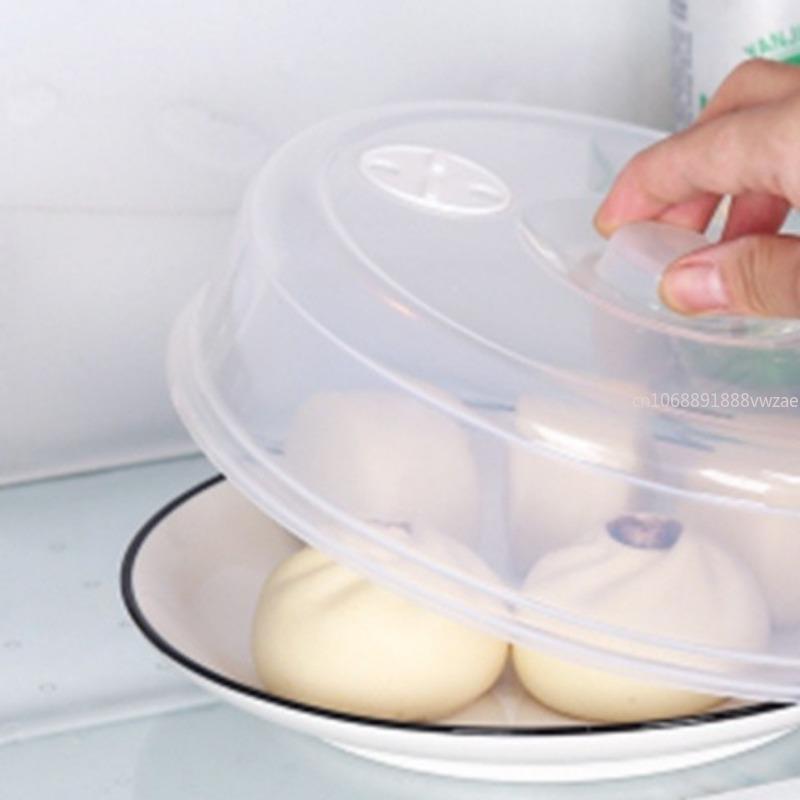 Microwave Oven Heating Oil Spillproof Fresh-keeping Cover Refrigerator Fresh-keeping Transparent Plastic Bowl Seal Cover 5