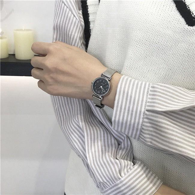 Product Introduction of Đồng Hồ Nữ Mặt Tròn Lissa Dây Thép Thiết Kế Cá Tính Sang Trọng Watch Women 5